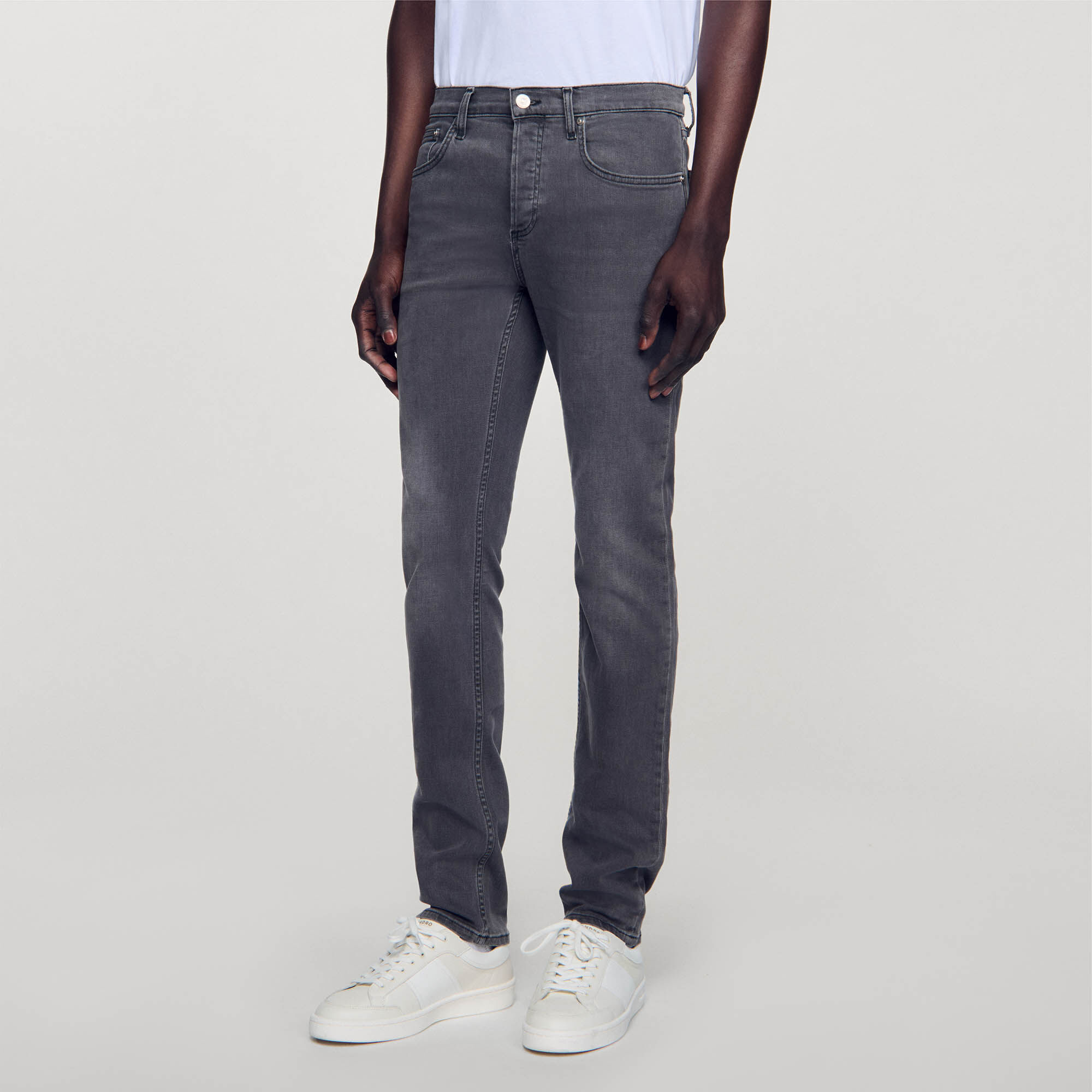 Jeans grau verwaschen