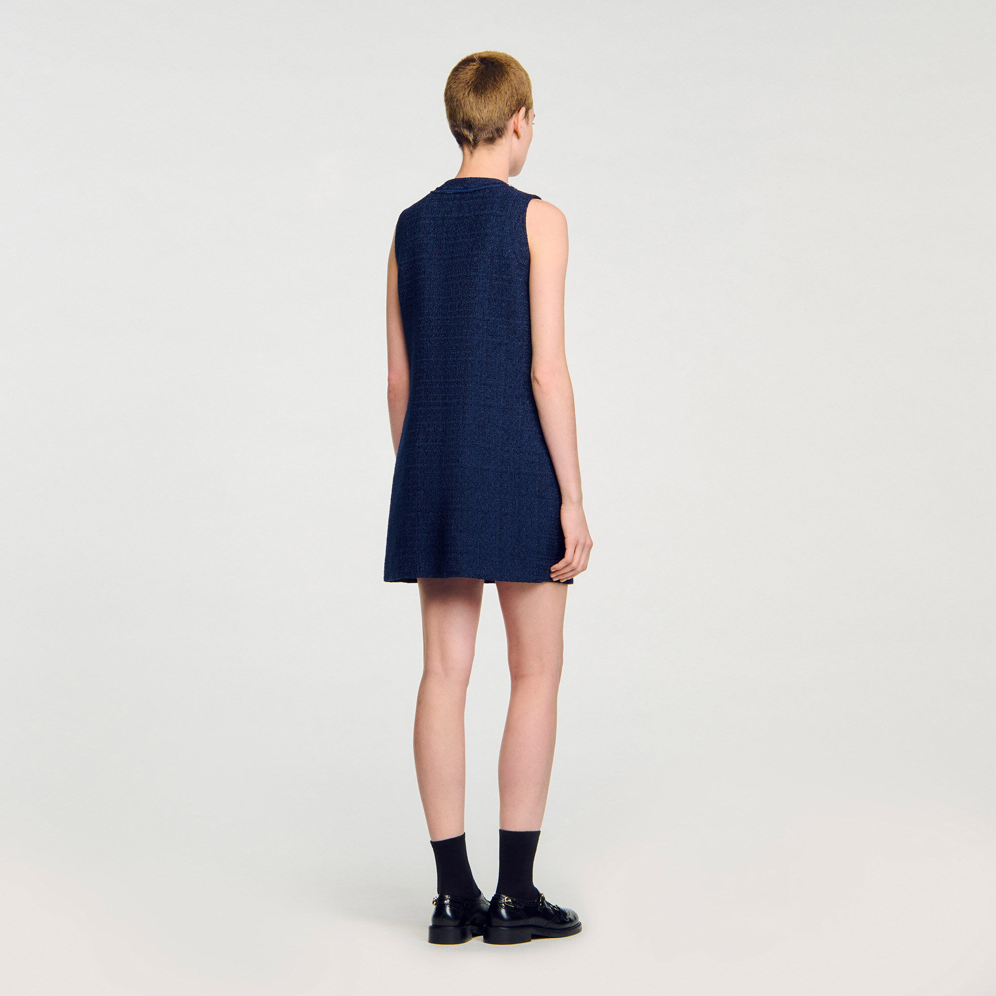 Kurzes Tweedkleid