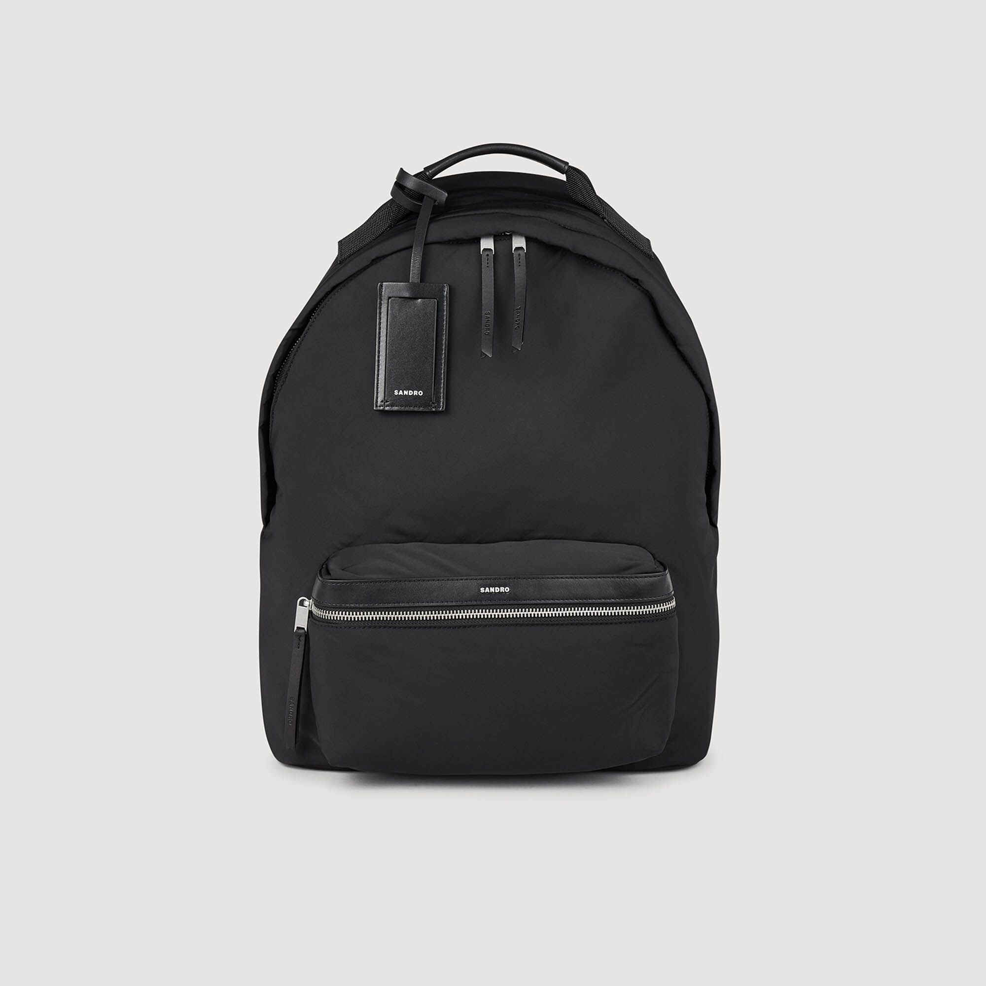 Rucksack aus Canvas und Leder