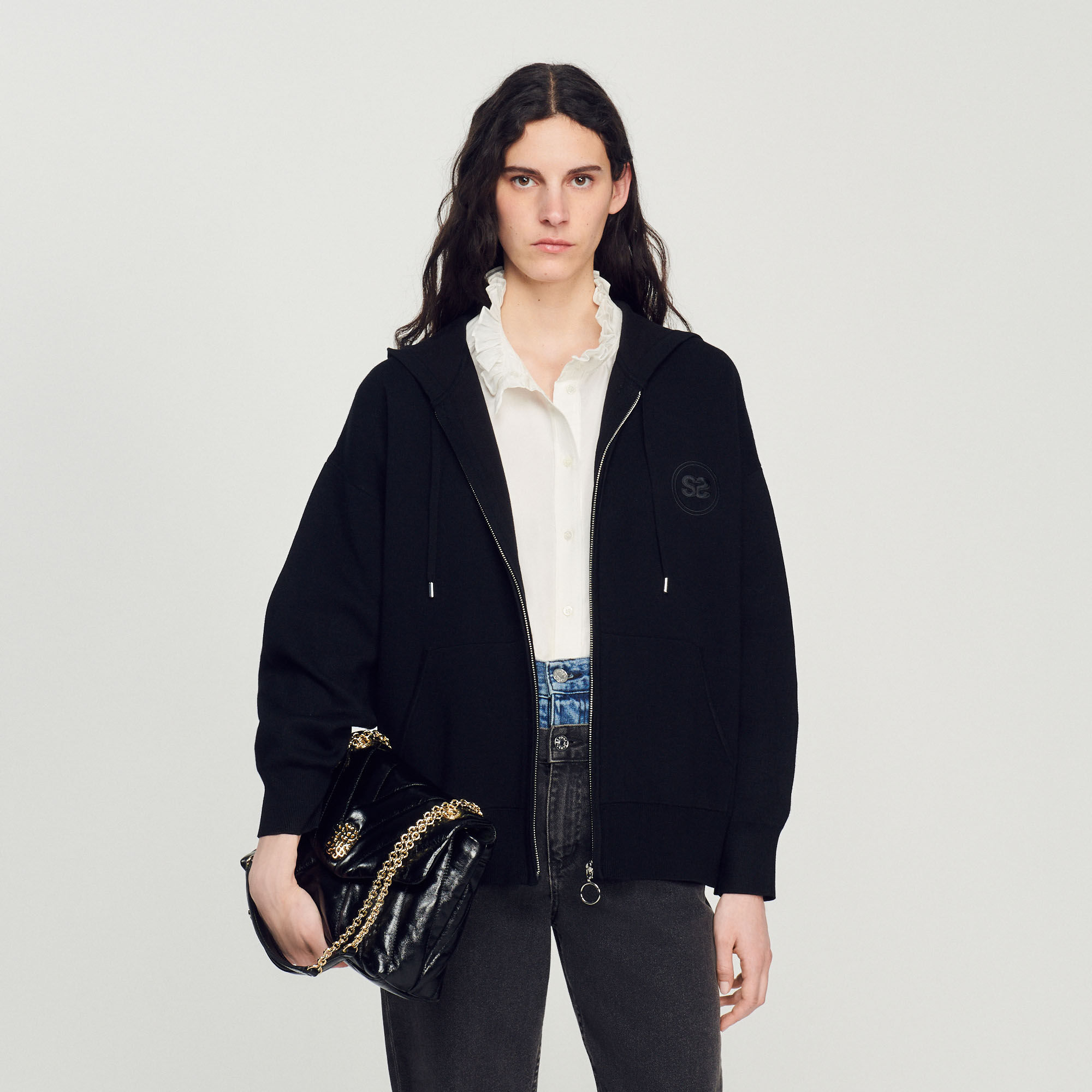 Tasche Mila aus gestepptem Leder