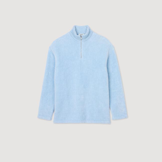 Pullover aus Bouclé-Fleece