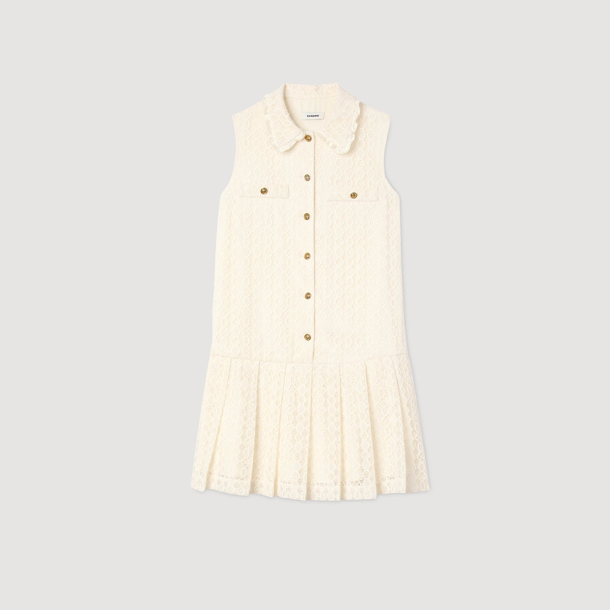 Kurzes Spitzenkleid