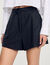 Shorts mit Fischgrätenmuster