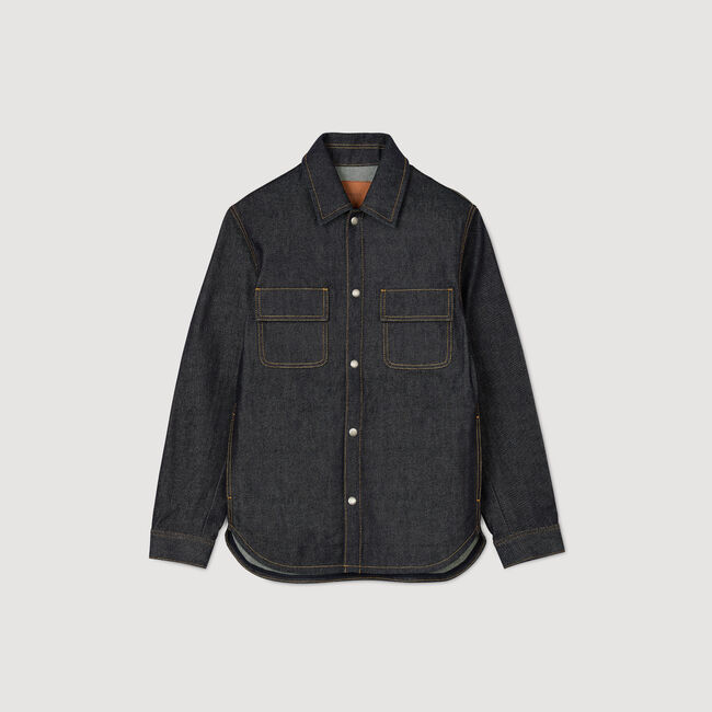 Überhemd aus Jeansstoff