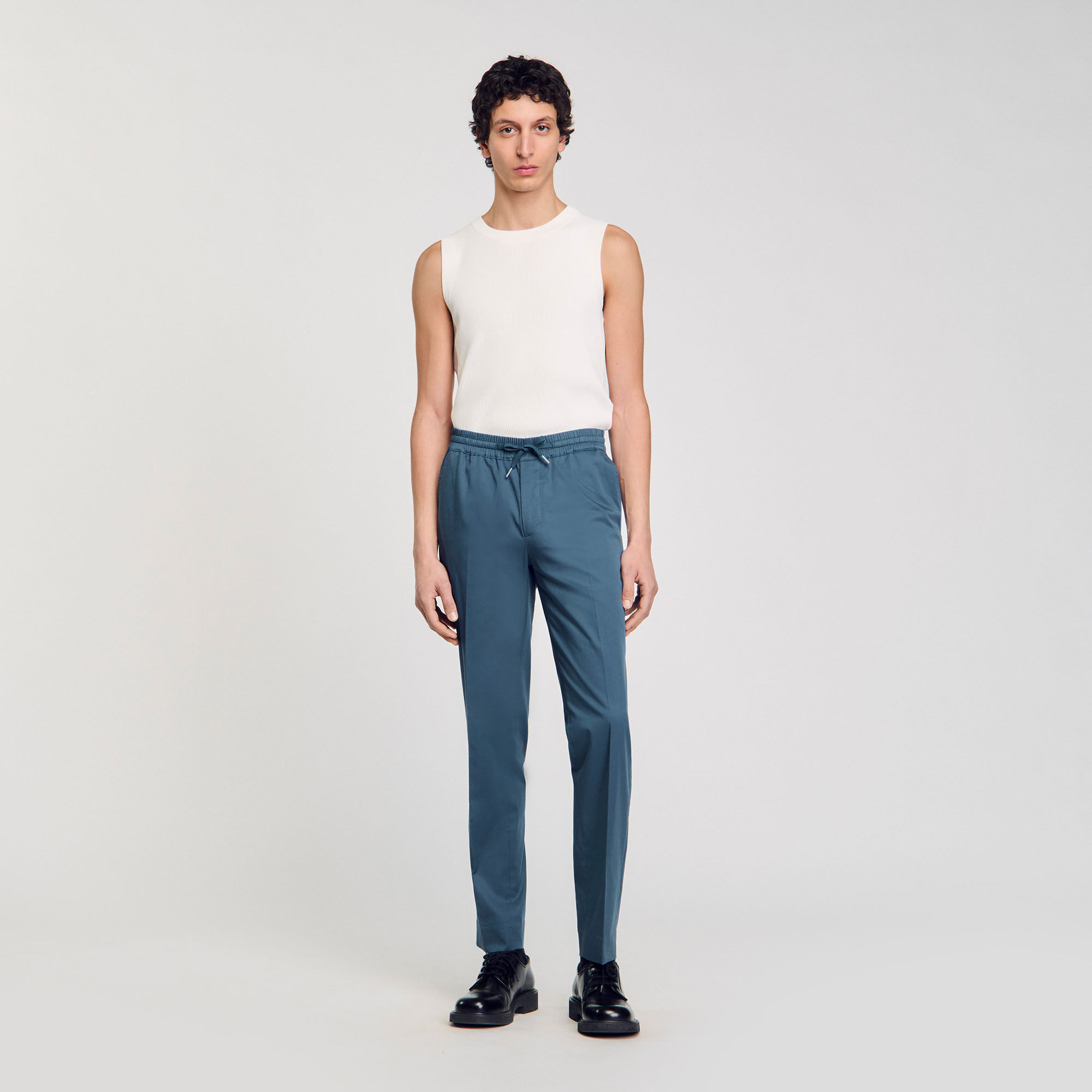 Elastische Hose mit geradem Schnitt