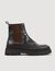 Chelsea-Boots aus Craquelé-Leder