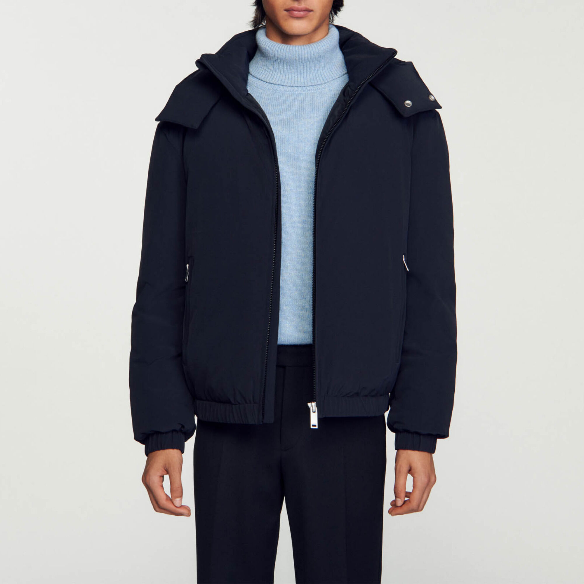 Daunenjacke mit Kapuze