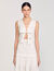 Langes Kleid mit Knitter-Look