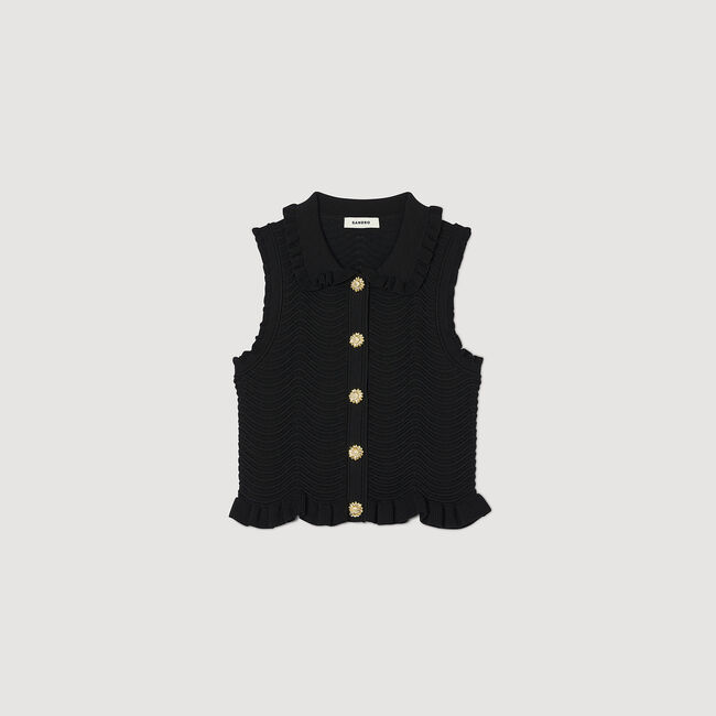 &Auml;rmelloses Strick-Top