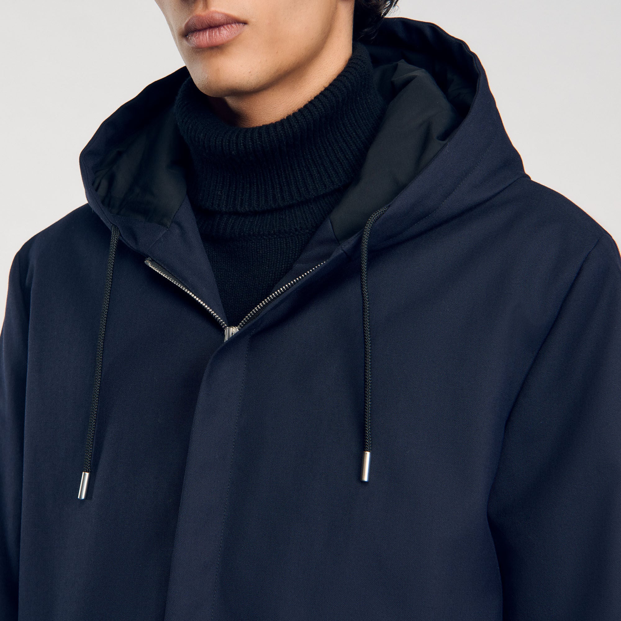 Wattierter Parka mit Kapuze - Herren | Sandro