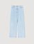 Weite Jeans aus verwaschenem Denim