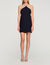 Kurzes Kleid mit Cape und Strass - Damen | Sandro