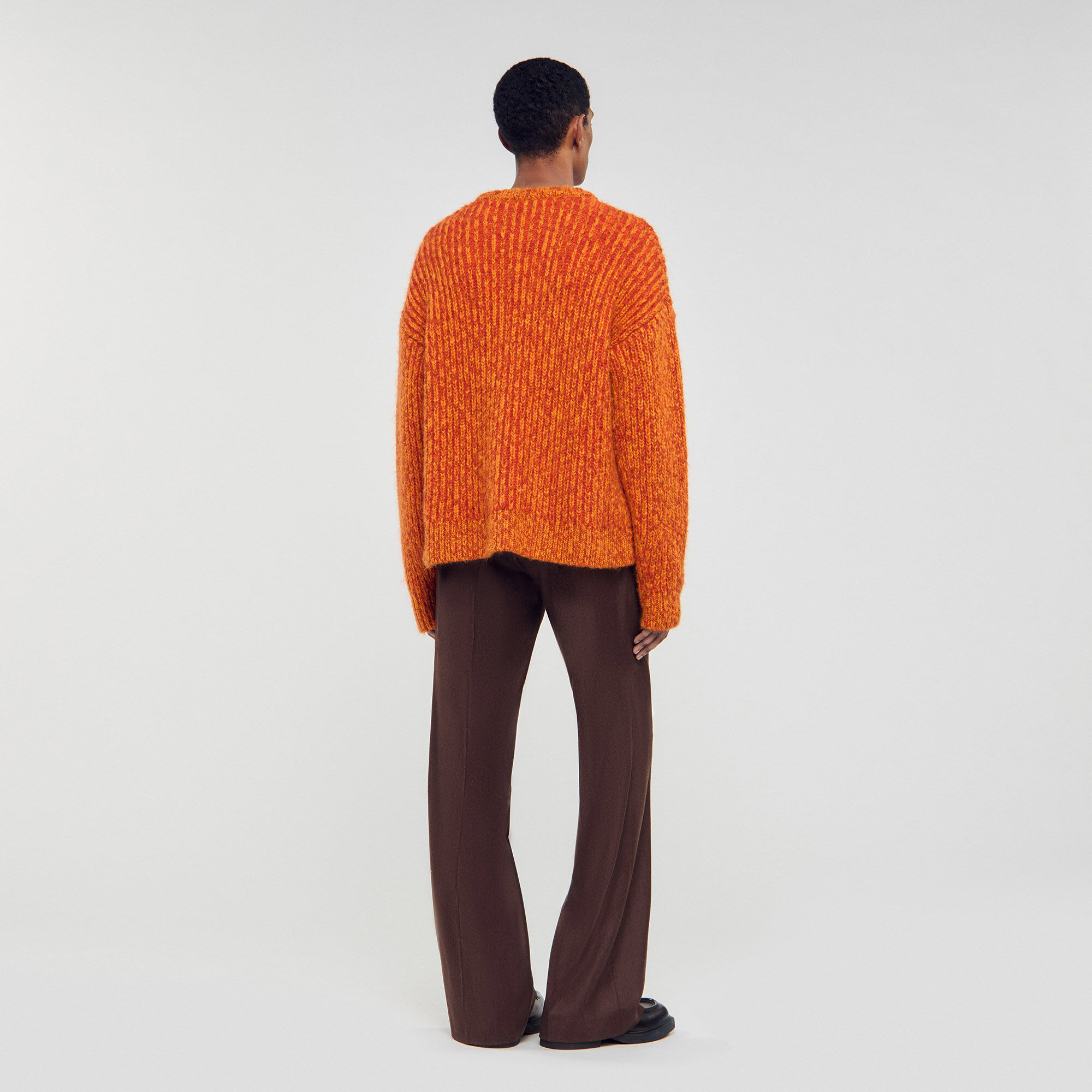 Langarmpullover mit Rundhals