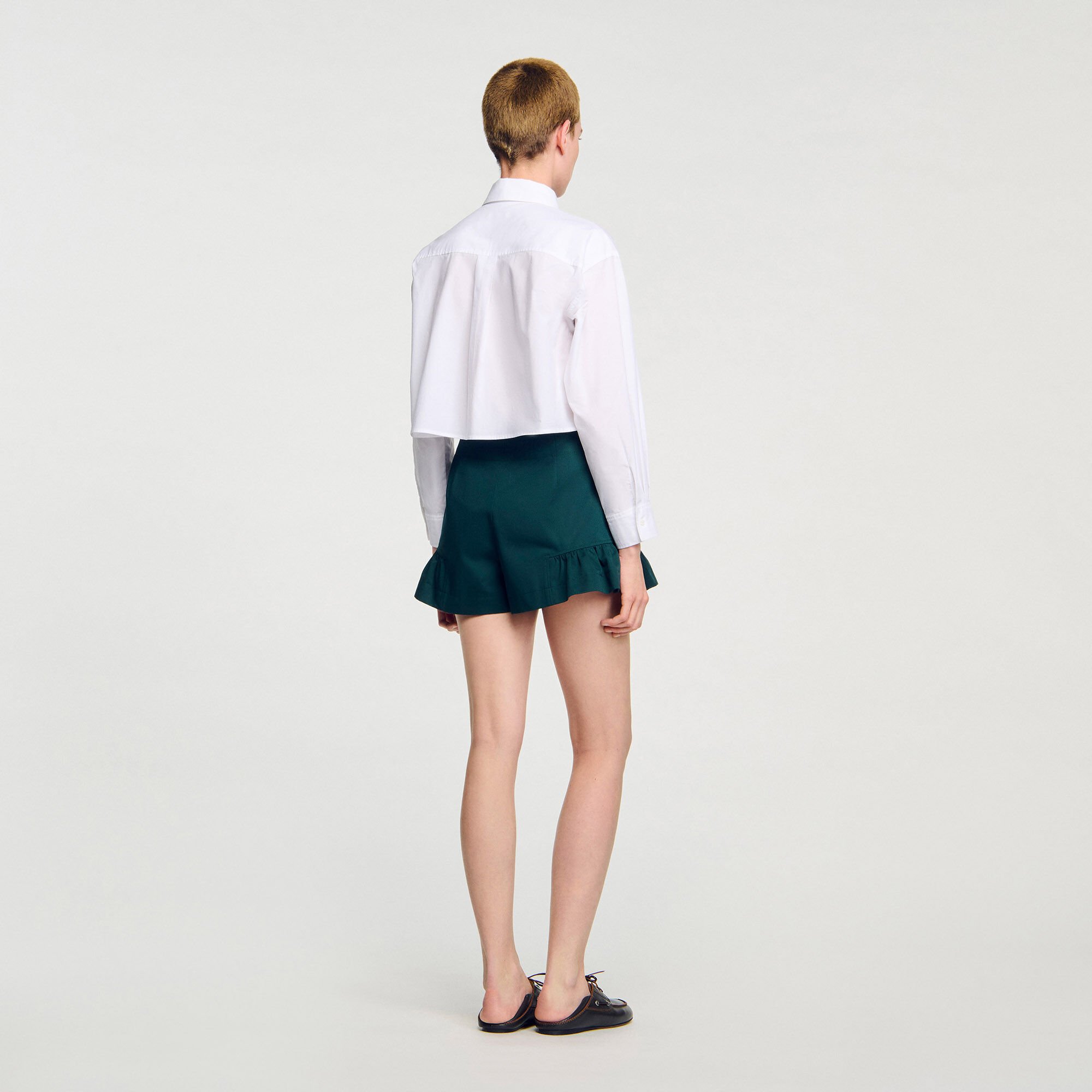 Shorts mit Volants