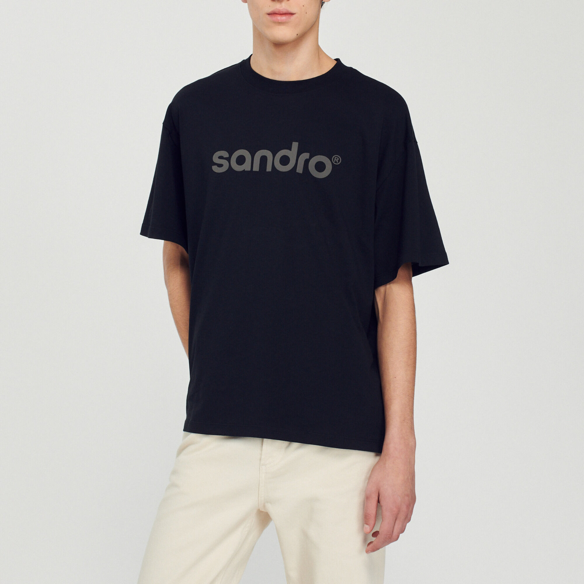 Oversize-T-Shirt mit Logo