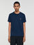 T-Shirt mit Leder-Logo