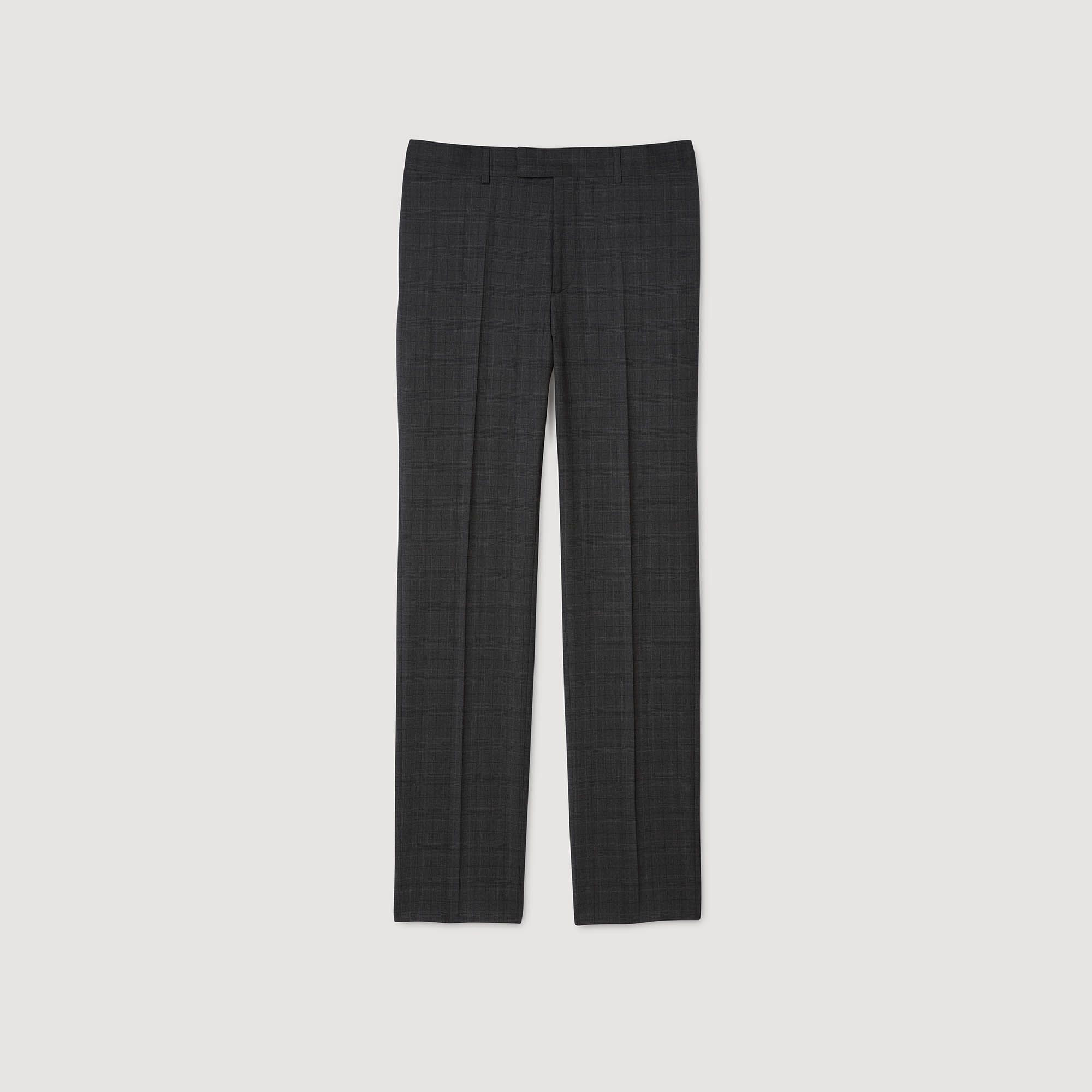 Hose aus Wolle mit Karomuster