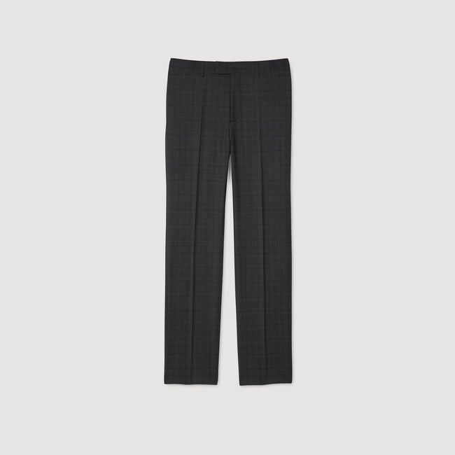 Hose aus Wolle mit Karomuster