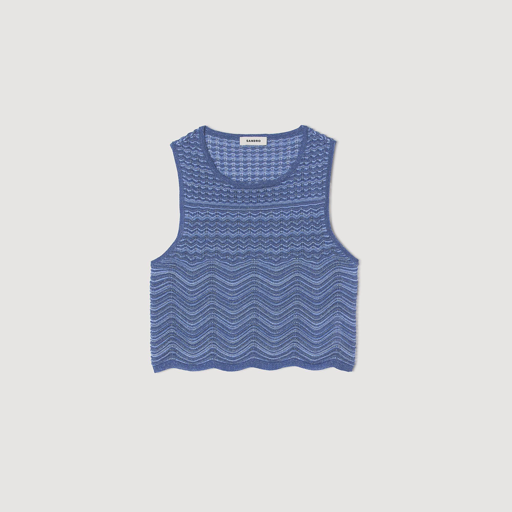 Pullover aus glitzerndem Strick