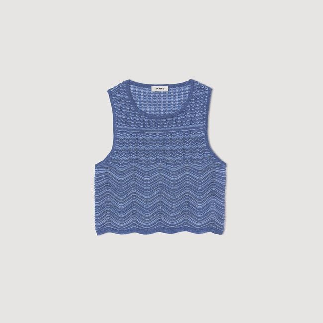 Pullover aus glitzerndem Strick