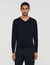 V-Ausschnittpullover aus Wolle