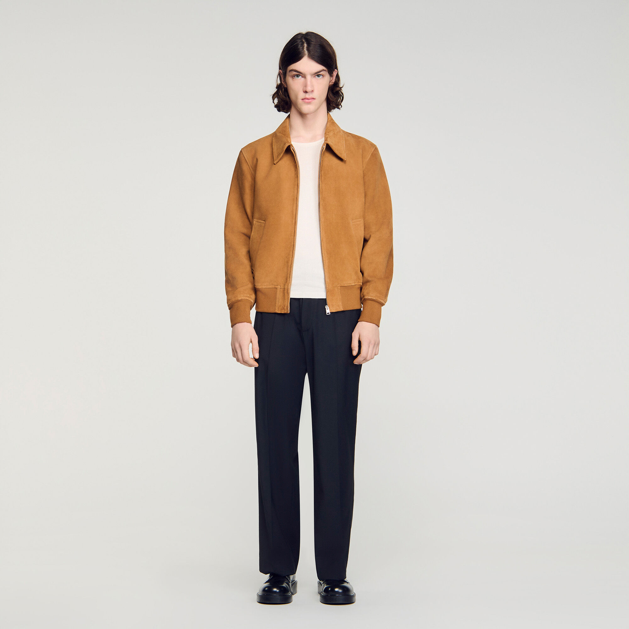 Blouson aus Ziegenleder