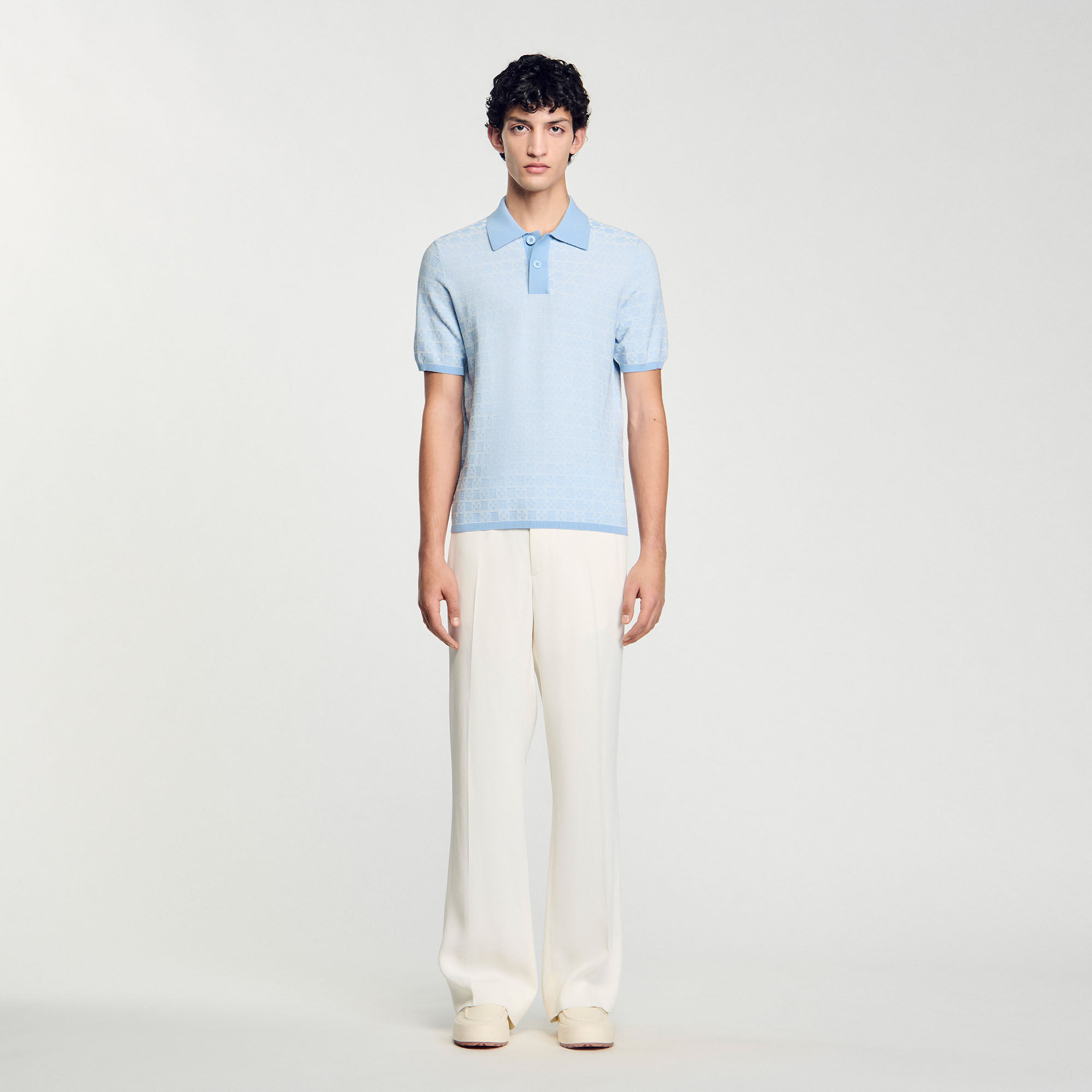 Poloshirt mit „Square Cross“-Muster