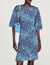 Kurzes Kleid mit Blumenprint