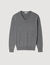 V-Ausschnittpullover aus Wolle
