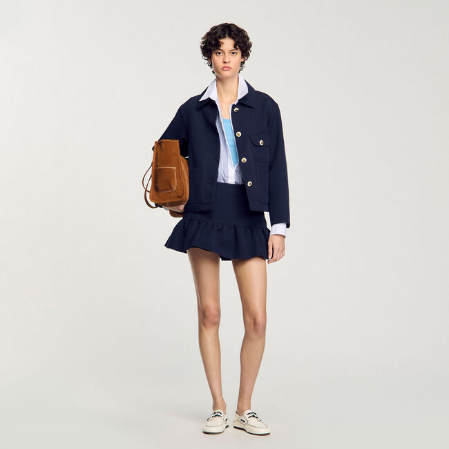 Blouson mit Offiziersknöpfen