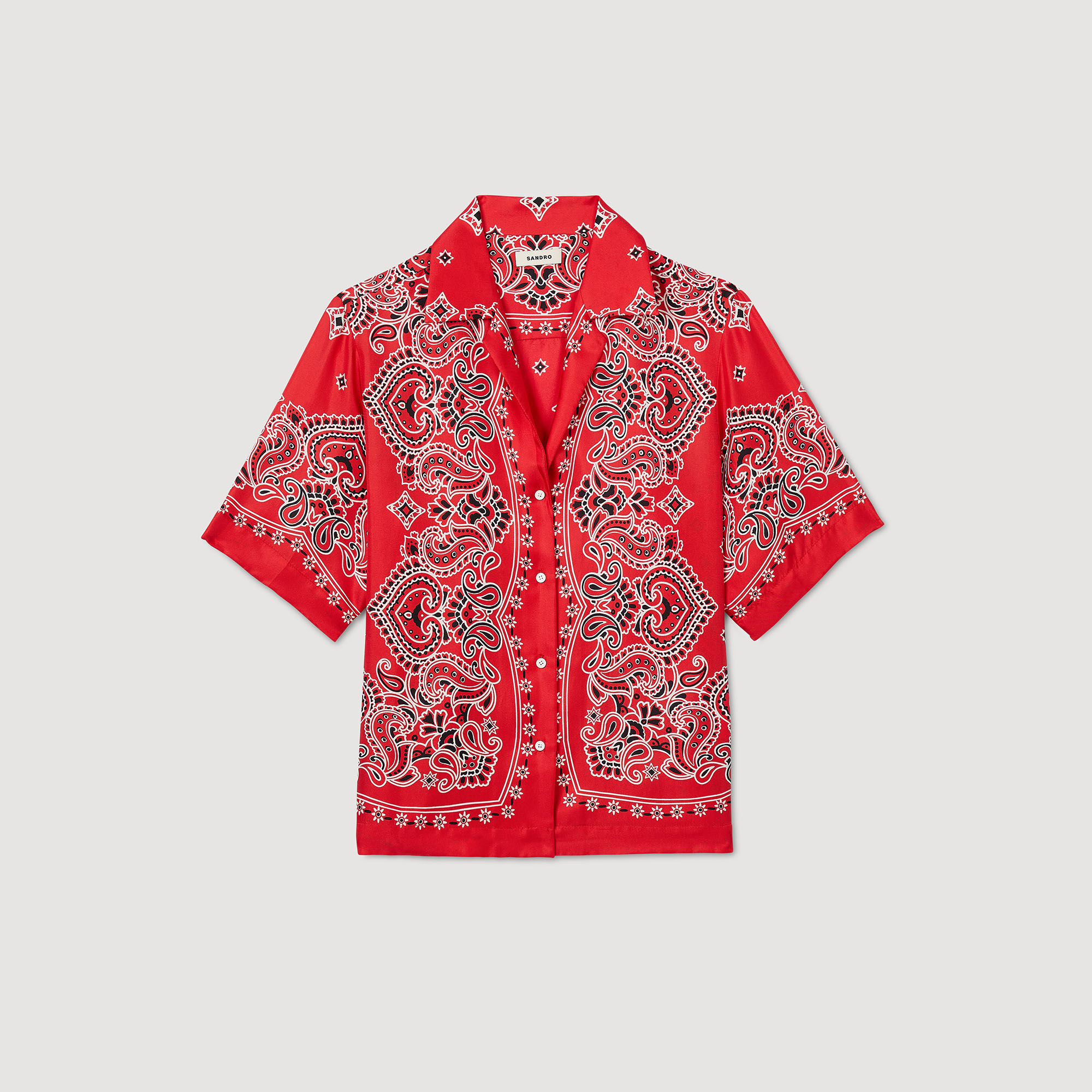 Hemd mit Bandana-Druckmuster