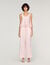 Satin-Top mit Spitze