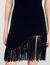 Kurzes Kleid mit Fransen