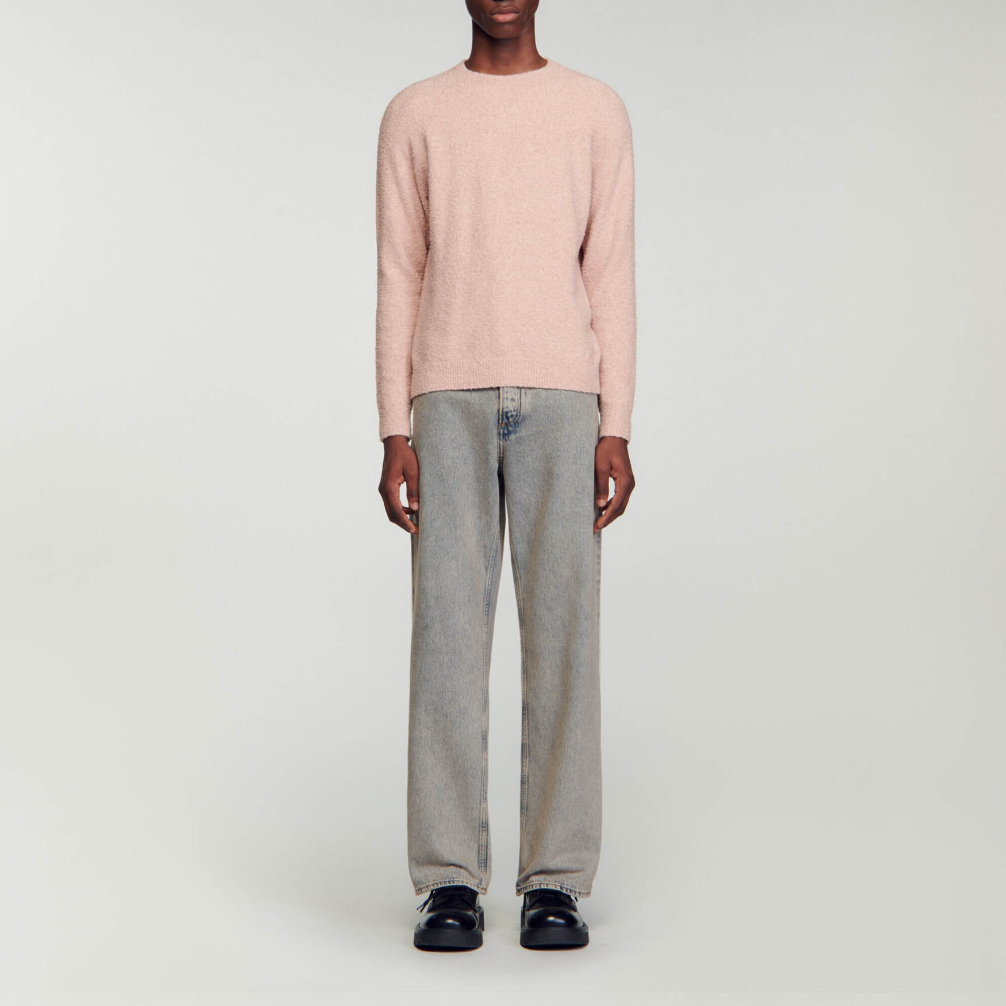 Pullover mit langen Armeln Pink Men Sandro Paris