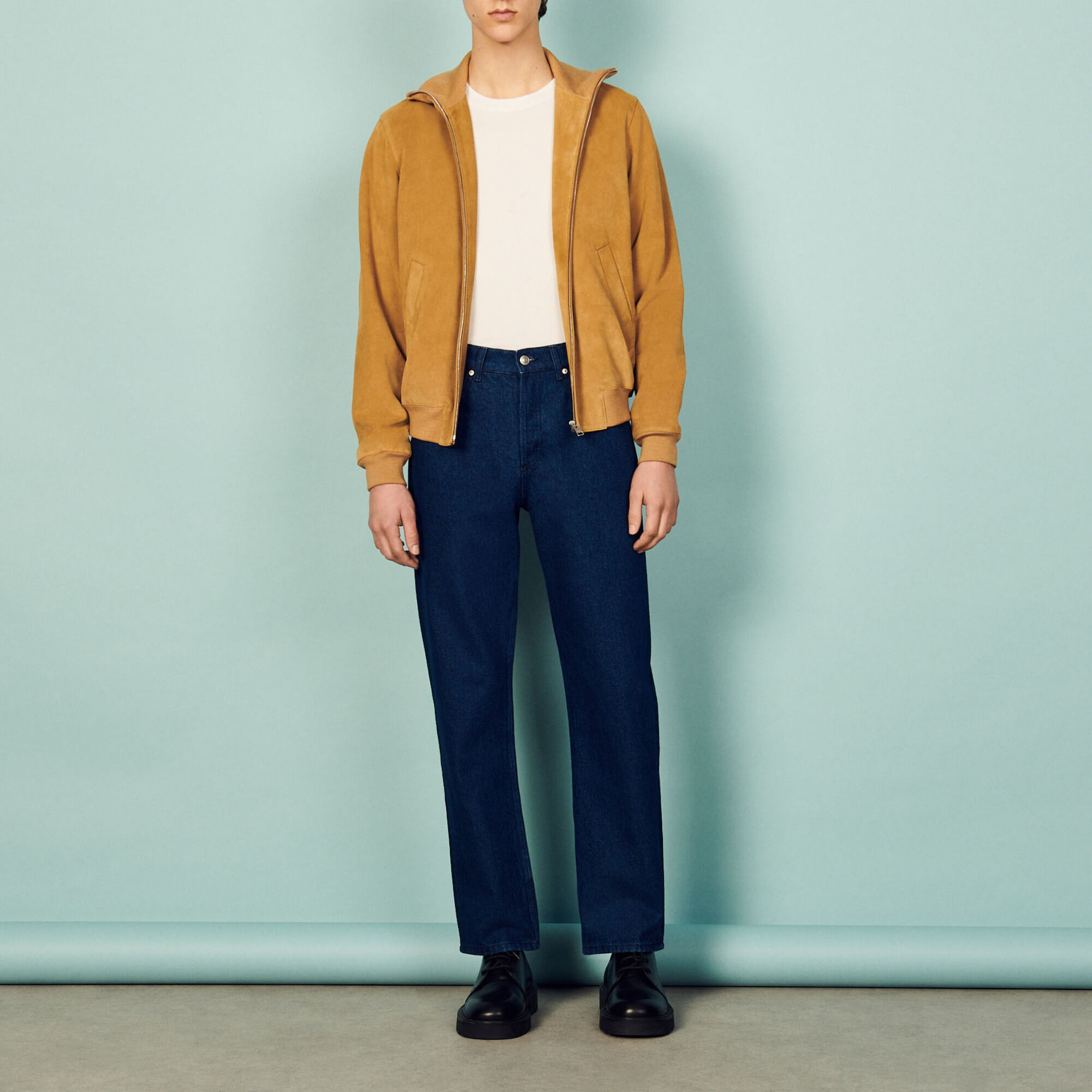 Blouson aus Leder