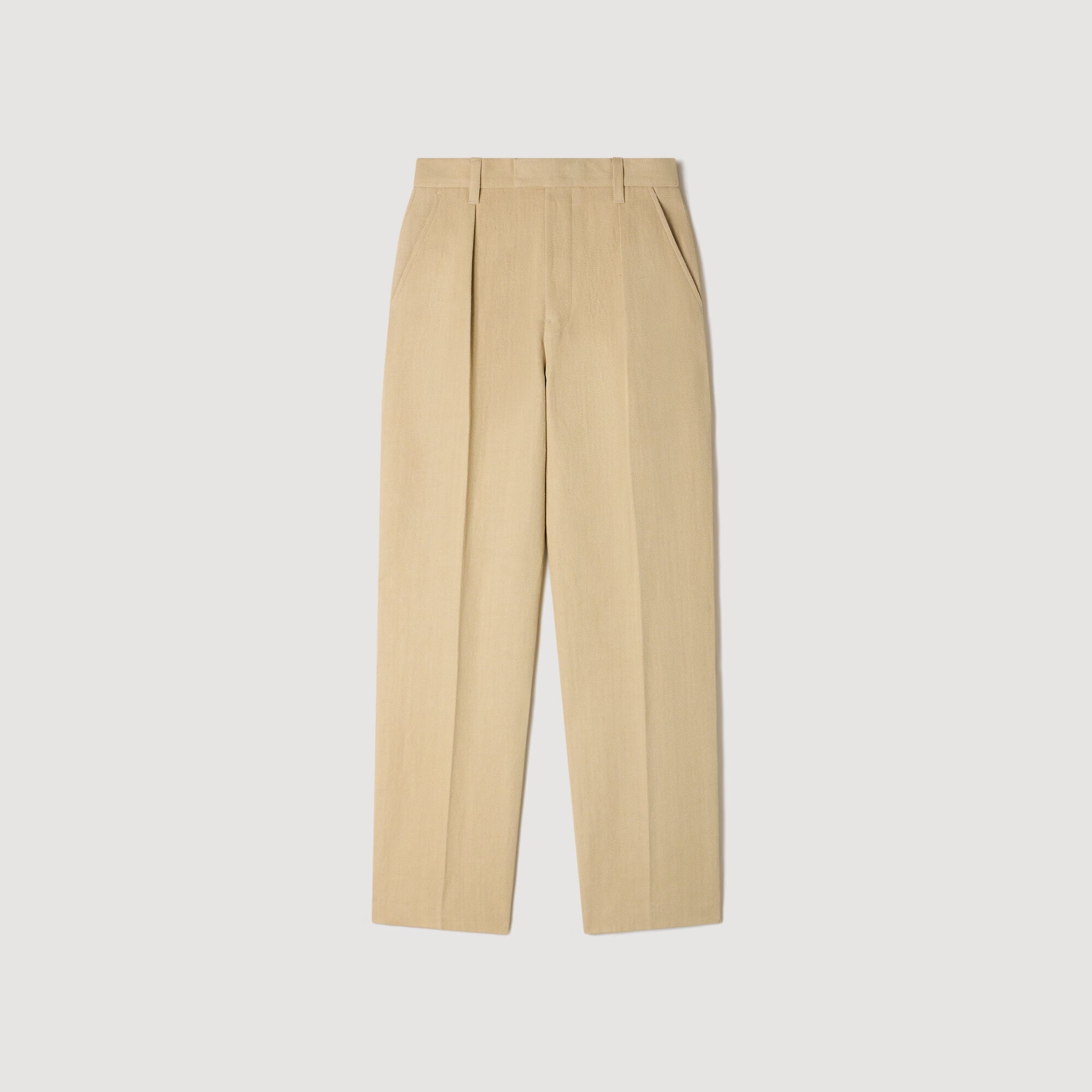 Weite Bundfaltenhose