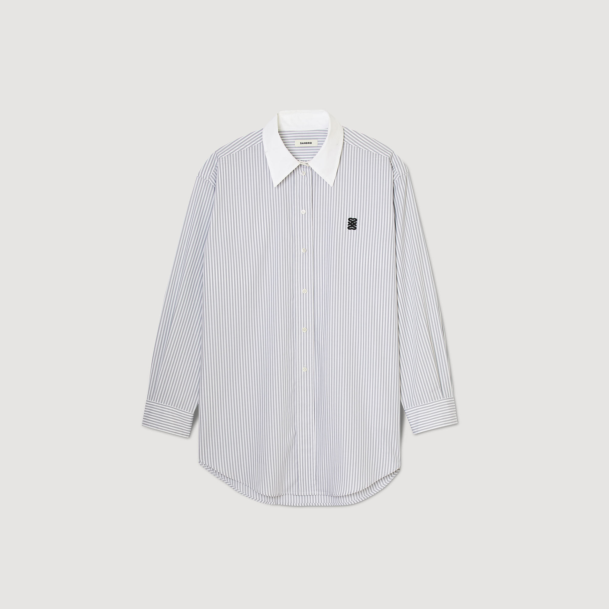 Gestreiftes Oversize-Hemd