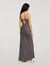 Langes Lingerie-Kleid mit Blumen