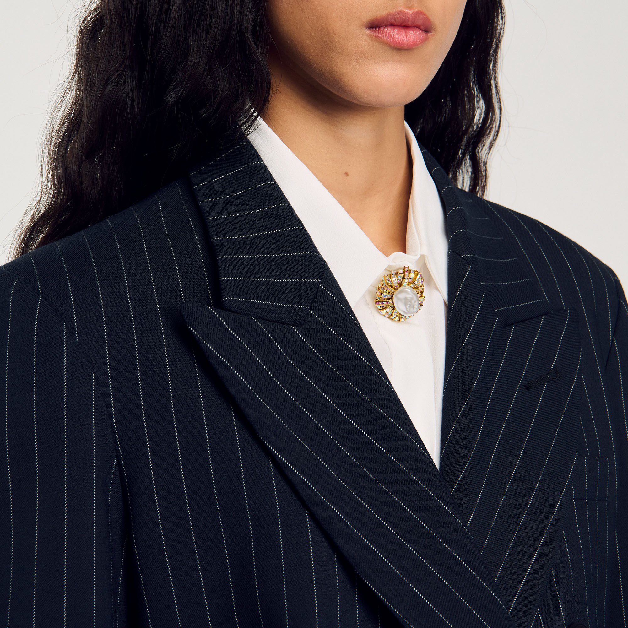 Gestreifter Blazer