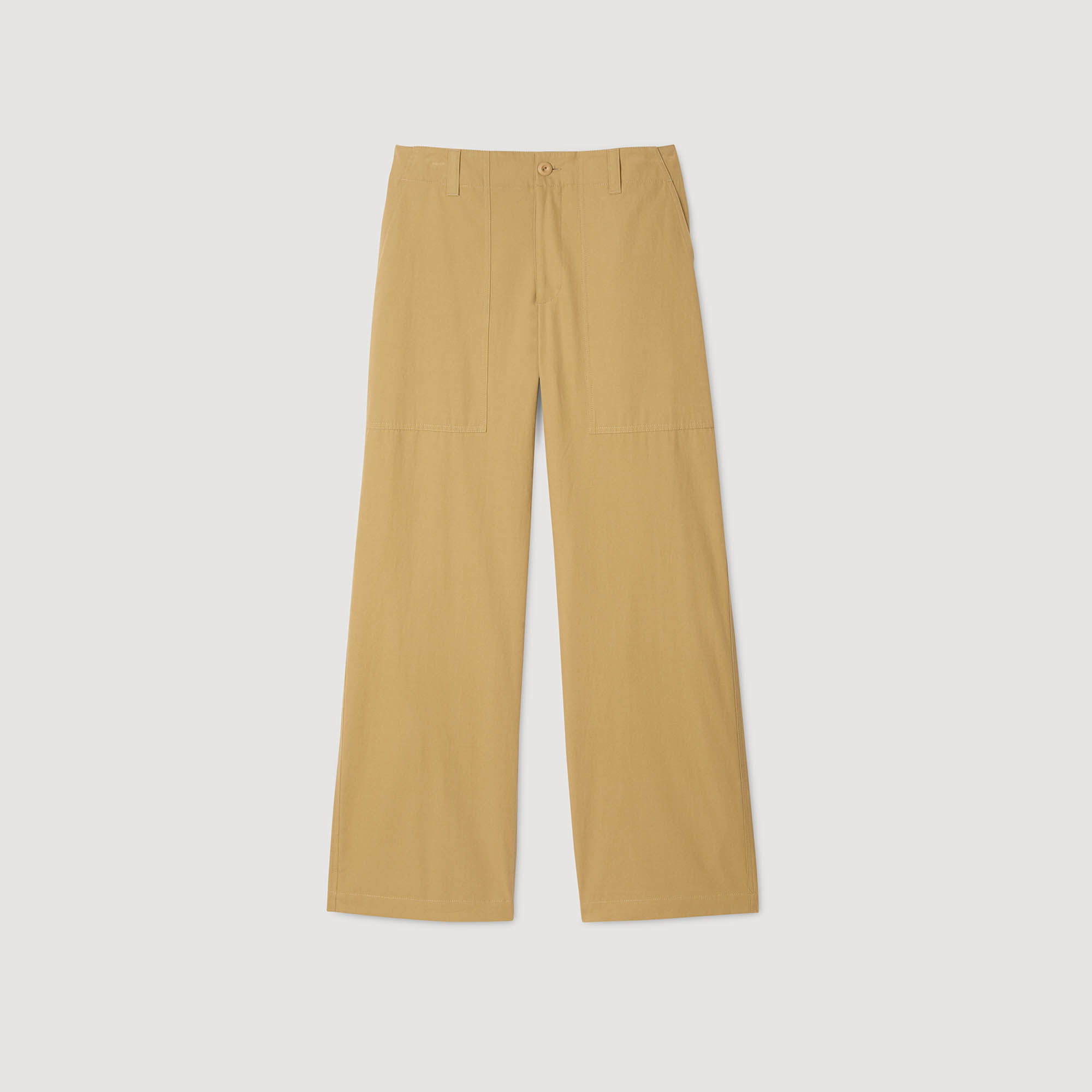Weite Hose aus Baumwolle