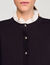 Cardigan mit abnehmbarem Kragen