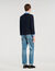 Jacke mit Rundhalsausschnitt