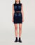 Kurzer zweifarbiger Plisseerock - Damen | Sandro