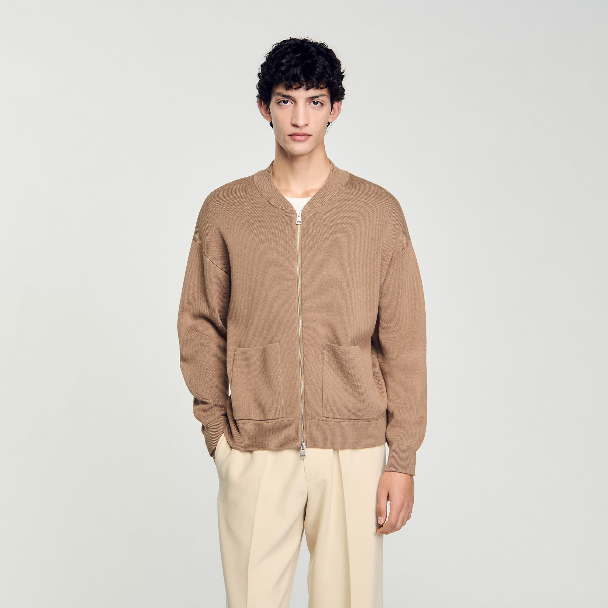 Strickblouson