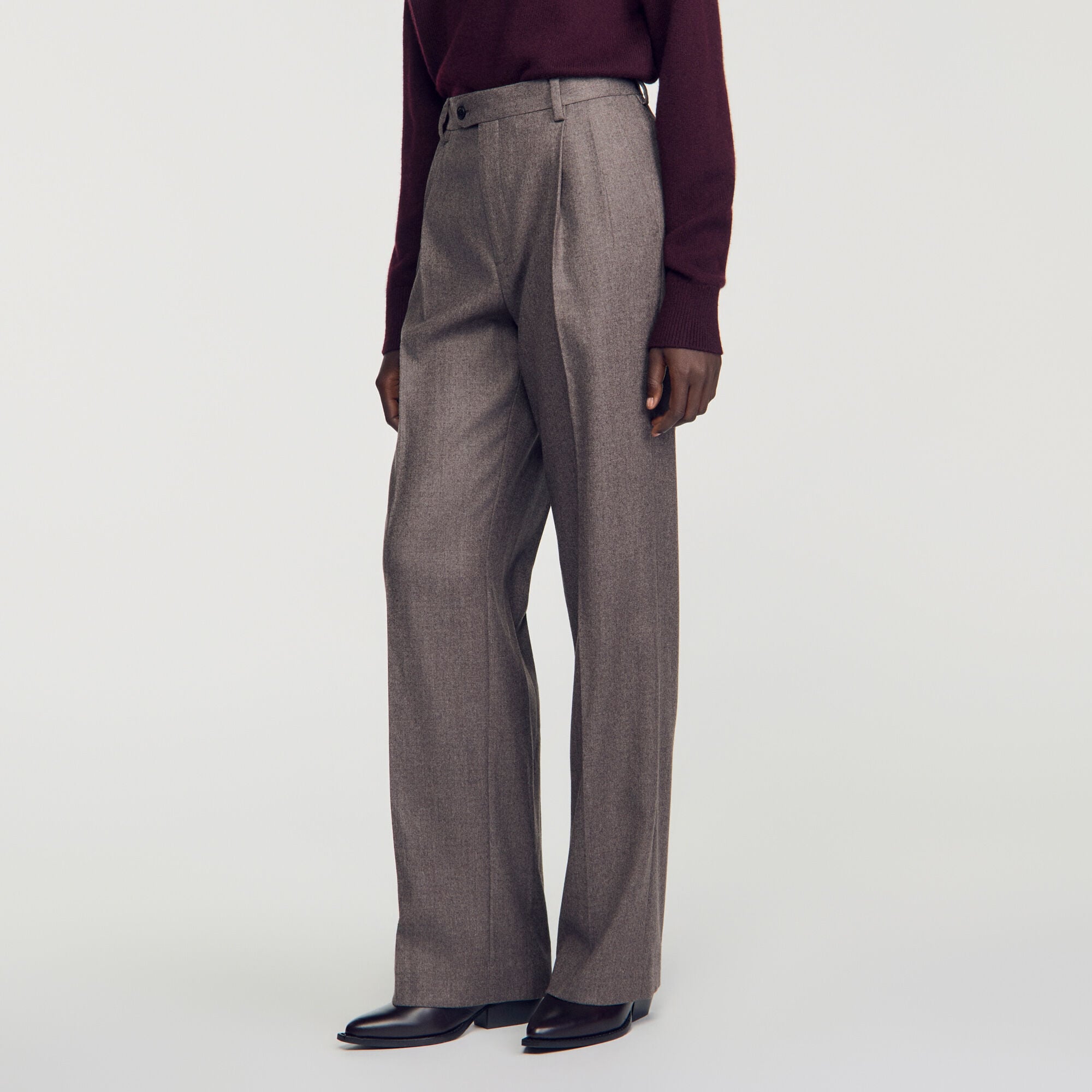 Anzughose aus Wolle - Damen | Sandro