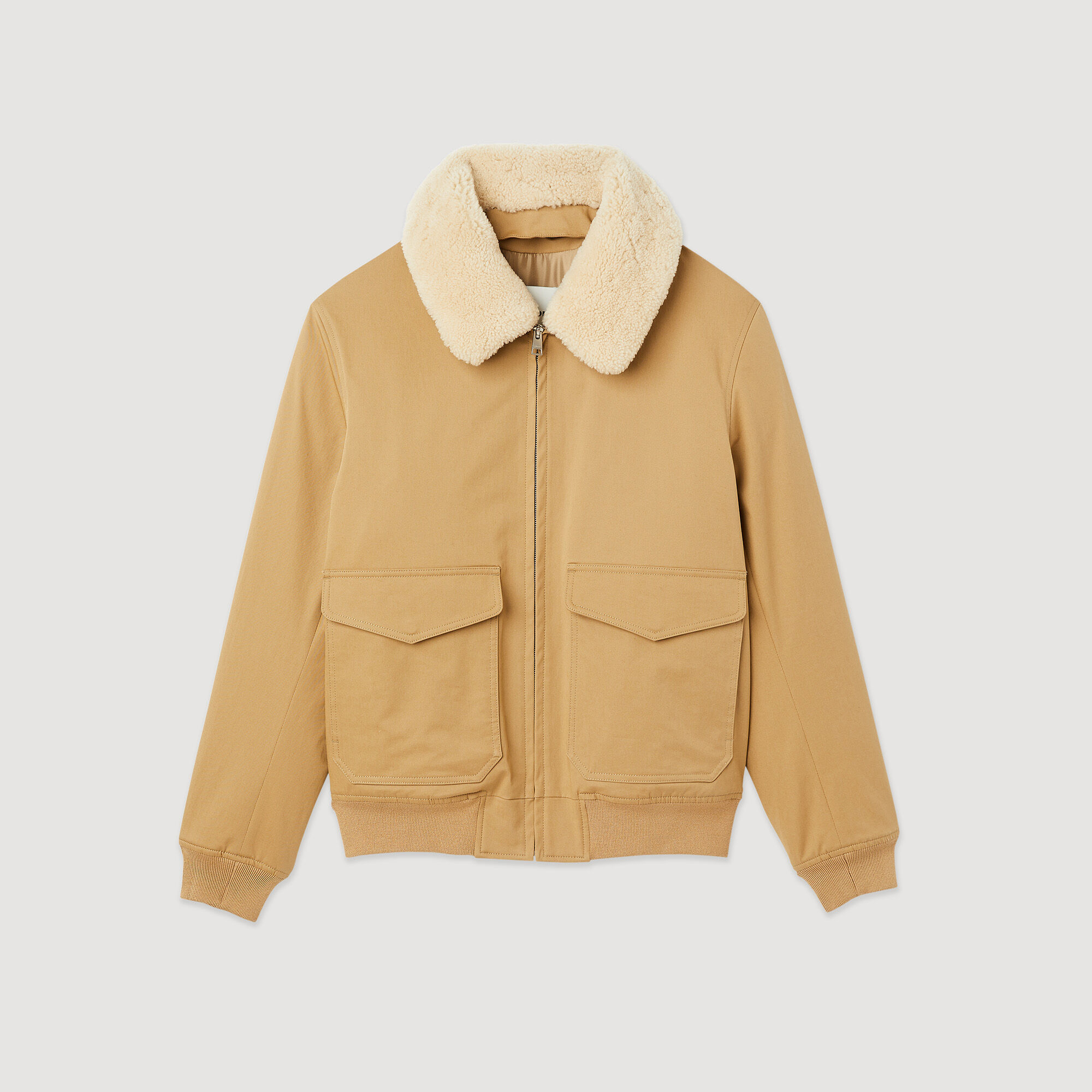 Fliegerblouson aus Baumwolle