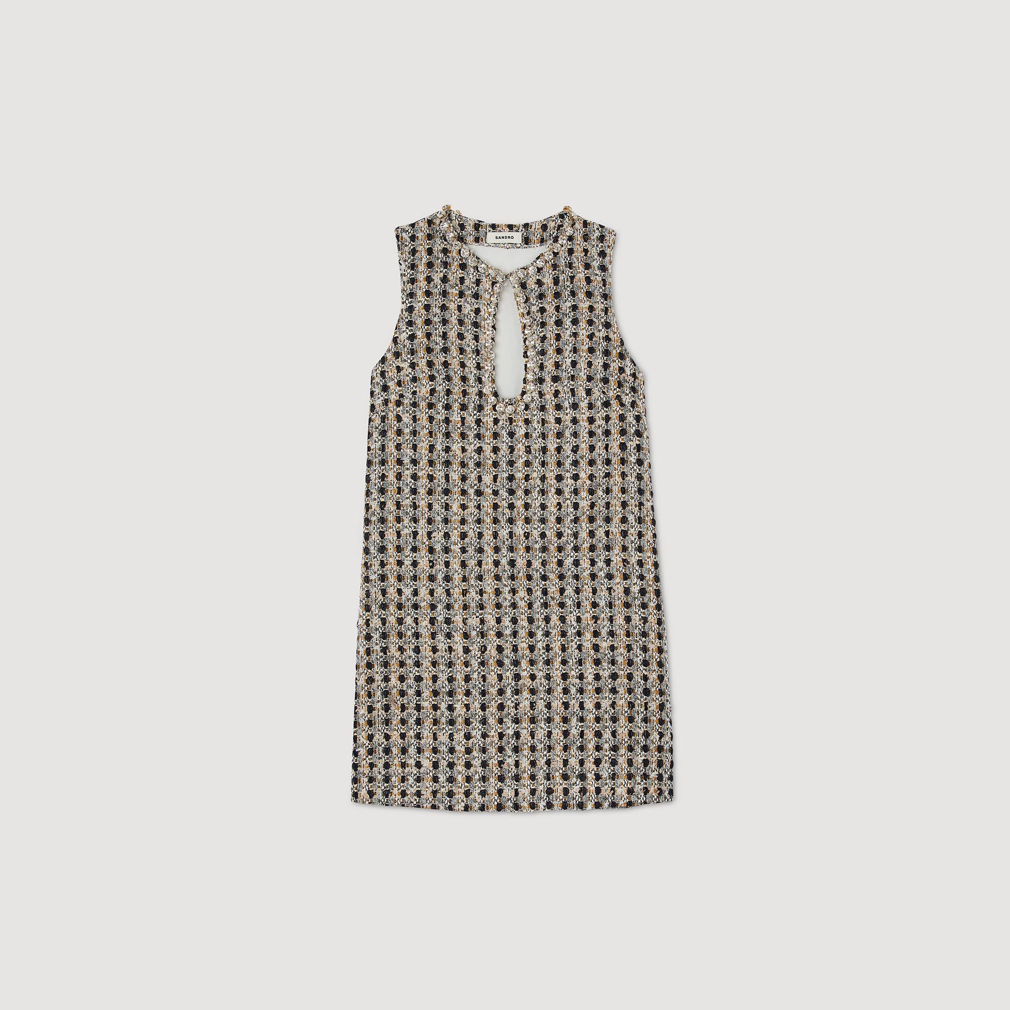 Kurzes Tweedkleid