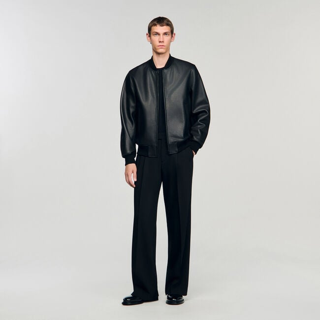 Blouson aus Leder
