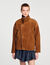 Oversize-Wildlederjacke