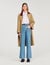 Weite Jeans mit hohem Bund